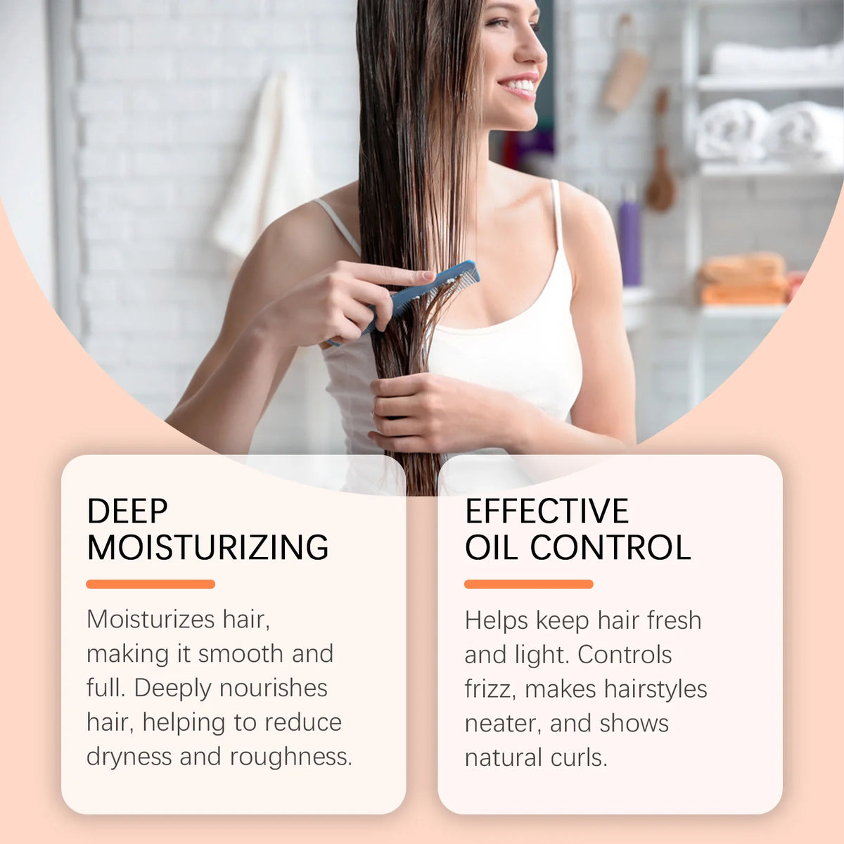 Hoegoa Coconut Hair Shampoo Conditioner Set