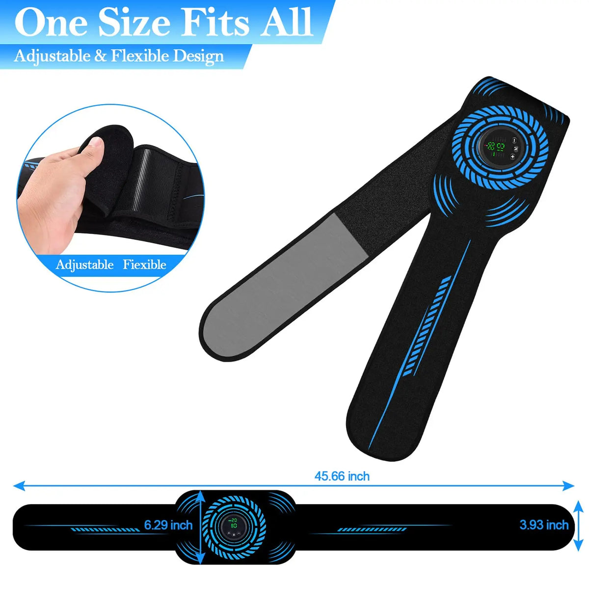 Jitesy EMS Abdominal Muscle Stimulator Belt