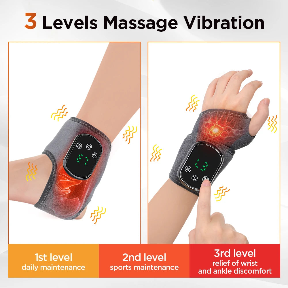 Hailicare Heated Ankle Brace Massager