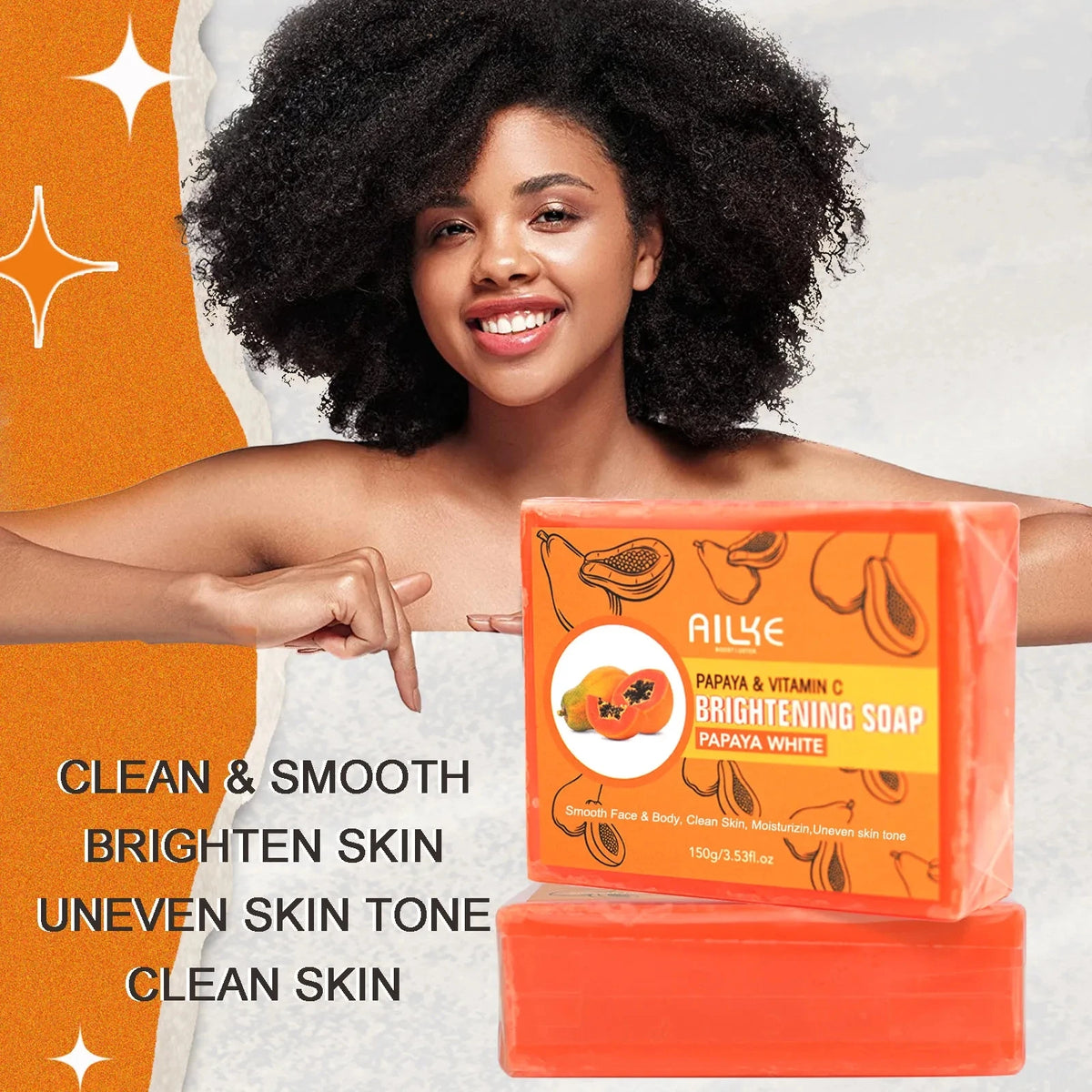 AILKE Collagen Skin Care Kit, Reduce Spots, Whitening, Even Skin Tone, For Dark Skin, Black Skin, African Skin, Caramel Skin