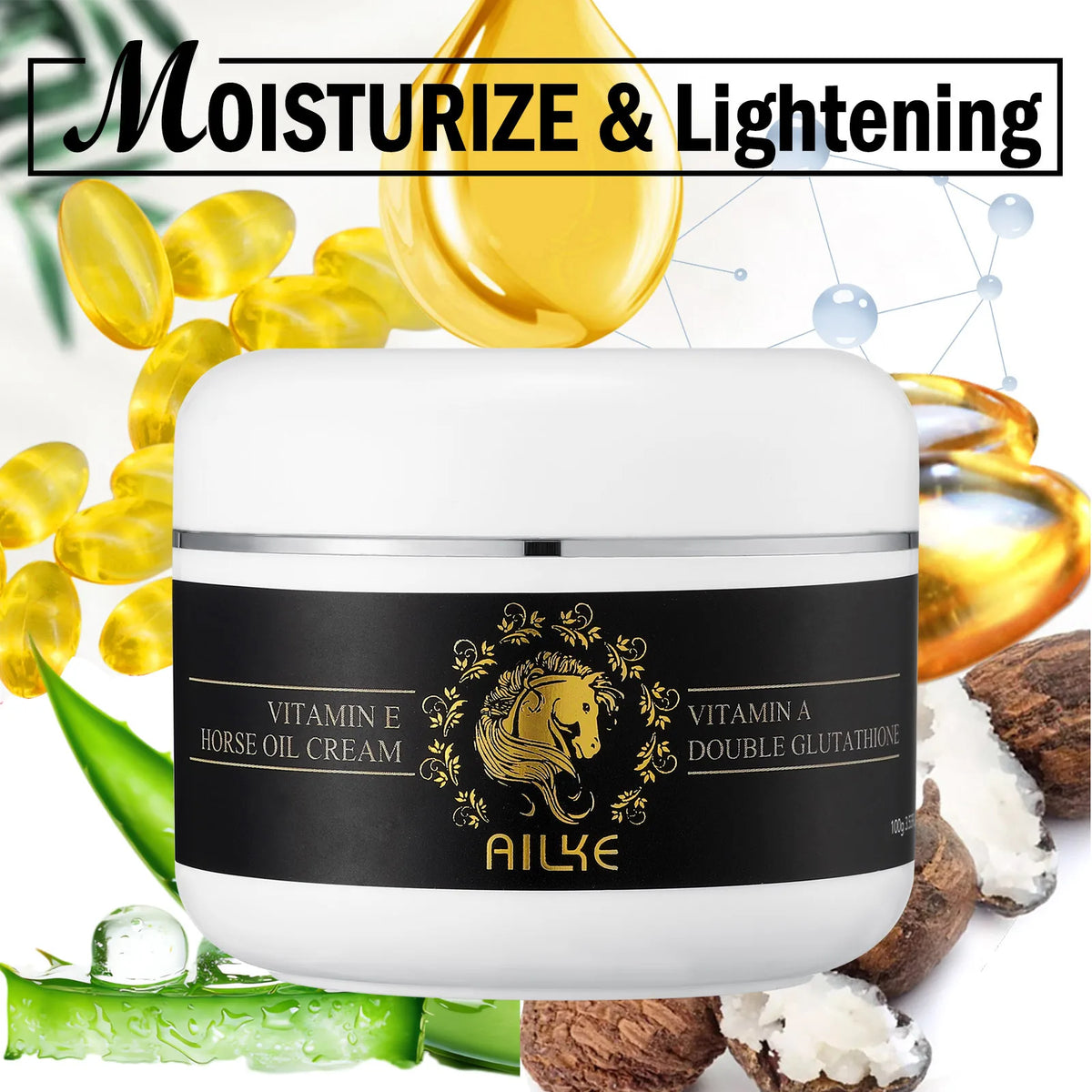 AILKE Collagen Skin Care Kit, Reduce Spots, Whitening, Even Skin Tone, For Dark Skin, Black Skin, African Skin, Caramel Skin
