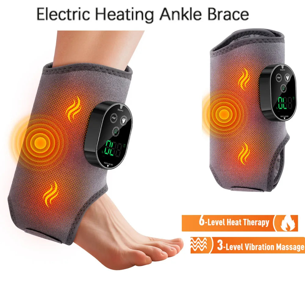 Hailicare Heated Ankle Brace Massager