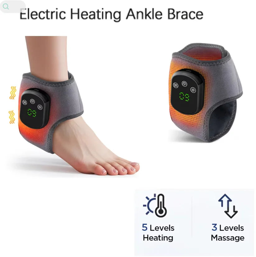 Hailicare Heated Ankle Brace Massager