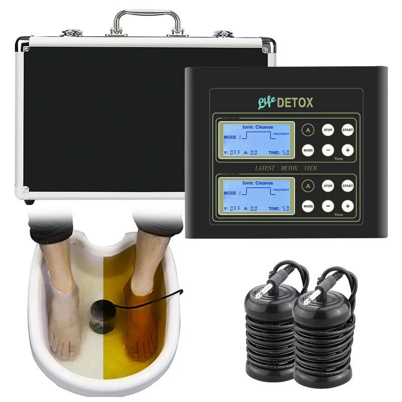 Dual Ionic Foot Bath And Infrared Waist Spa Device