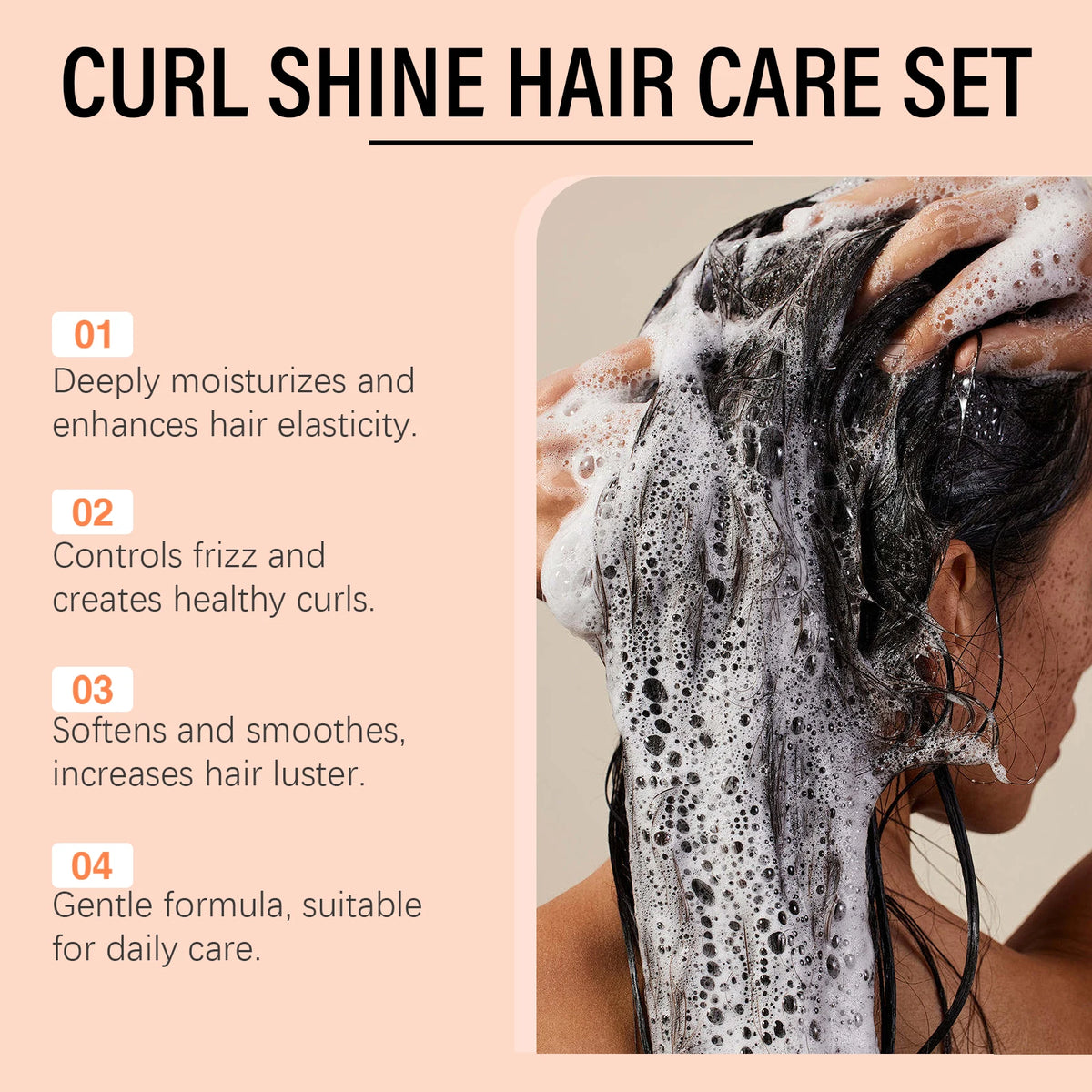 Hoegoa Coconut Hair Shampoo Conditioner Set