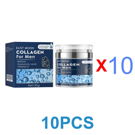Men's Retinol Collagen Firming Moisturizing Cream Hyaluronic Acid Face Cream Anti-Wrinkle Aging Facial Skin Care Smoothing Hydrating Dry Skin Remedy Reduce Fine Lines Barrier Protection Serum