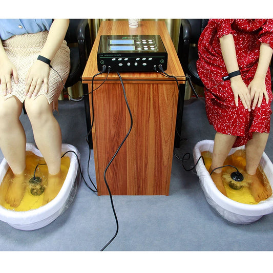 Dual Ionic Foot Bath And Infrared Waist Spa Device
