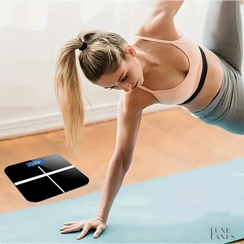 Digital Body Weight Scale With LCD Temperature Display