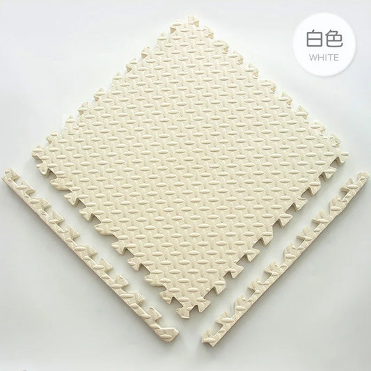 Gym Floor Mat for Home Workout Anti-Slip Rubber Exercise Mat with Interlocking Design, Durable Fitness Rug Weightlifting & Yoga