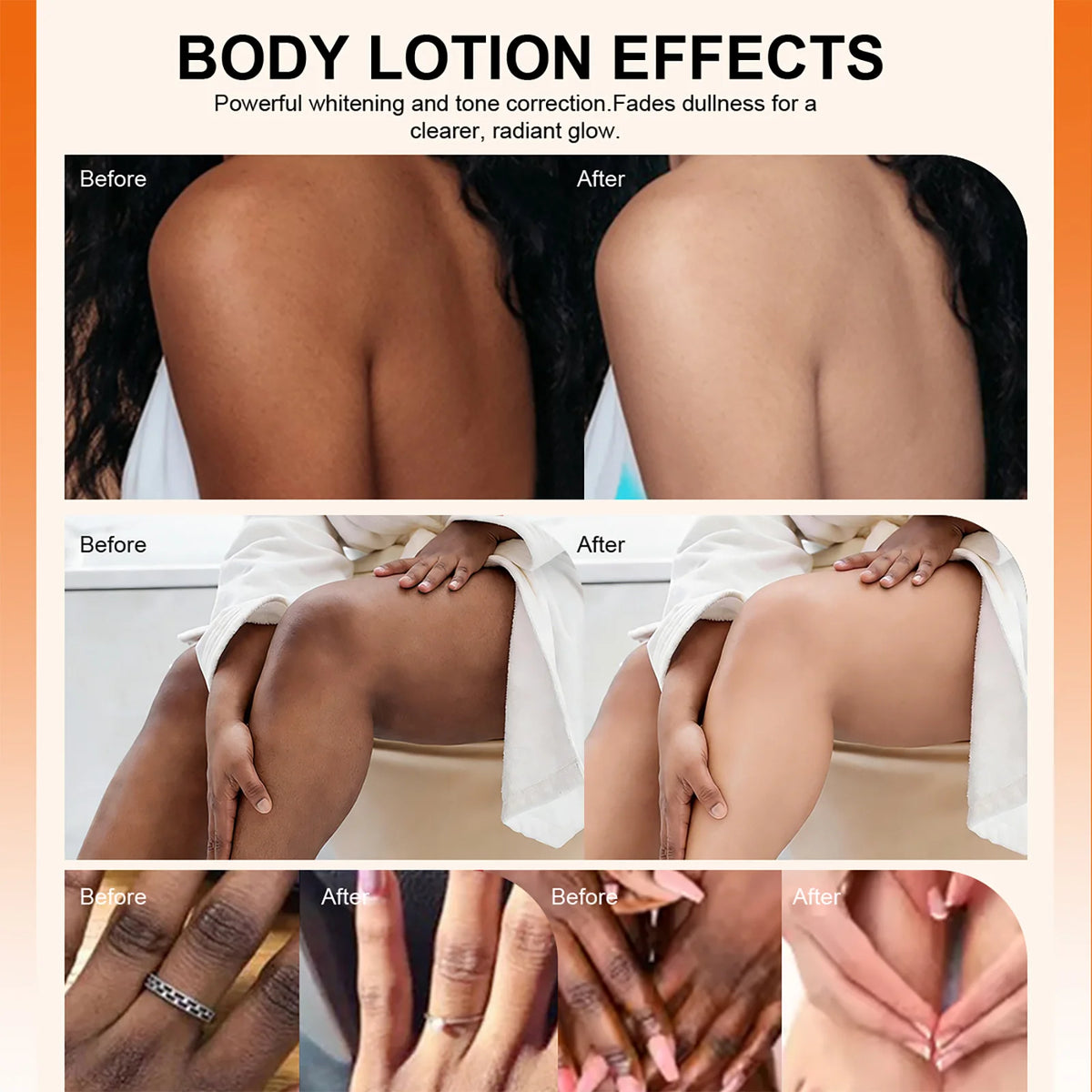 LKIAE PAWPAW Whitening Lotion for Face, Body, Reduce Spots, Nourishing, Hydrating, Brightening, for Black, Dark, Caramel Skin