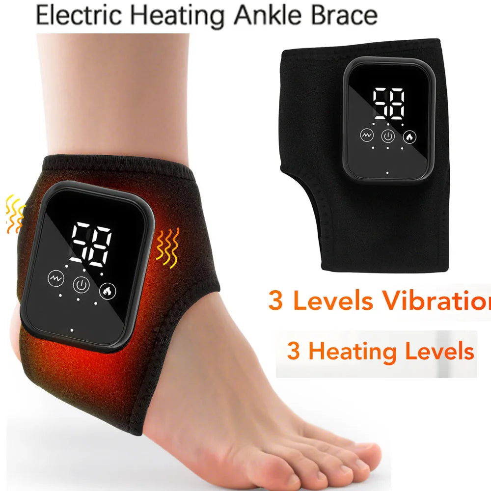 Hailicare Heated Ankle Brace Massager
