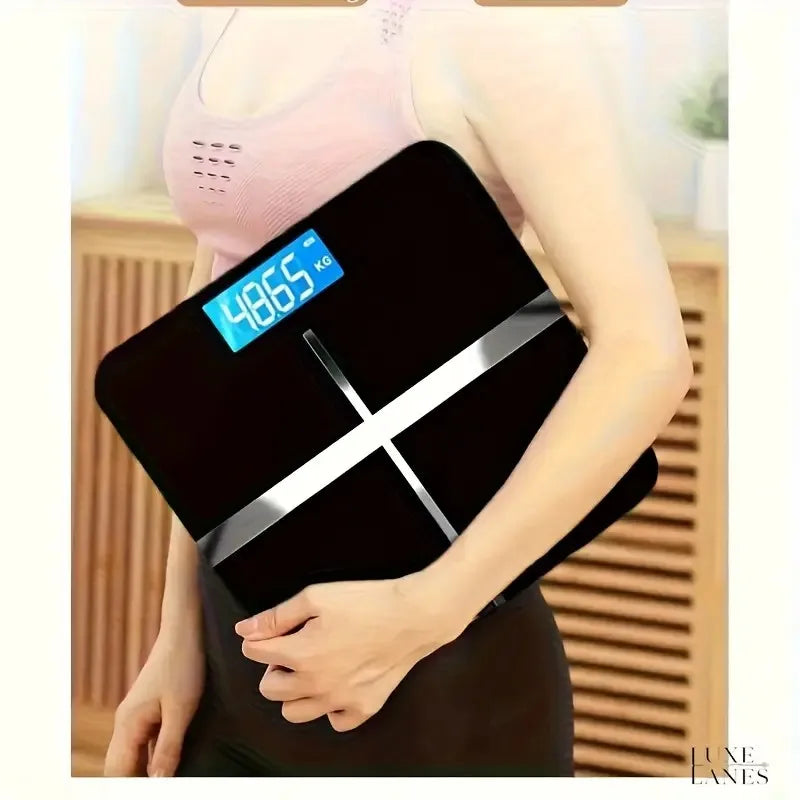 Digital Body Weight Scale With LCD Temperature Display
