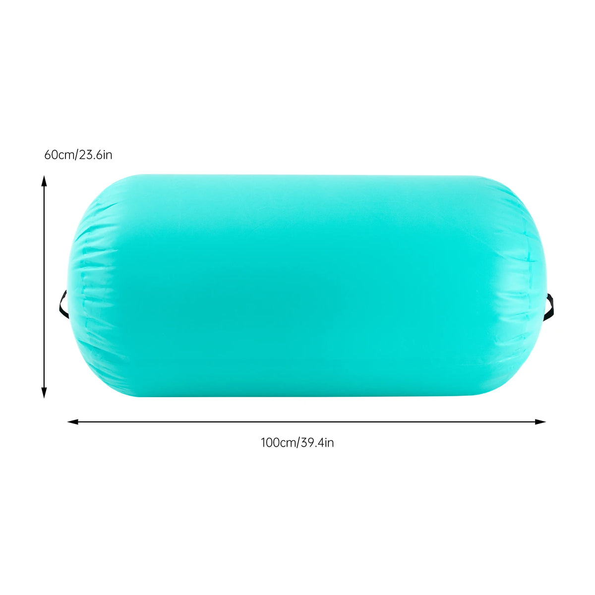Gymnastics Air Roller, Inflatable Yoga Roller Balance Trainer with 600W Pump for Core Strength Yoga Gymnastics 39.4x23.6 inch