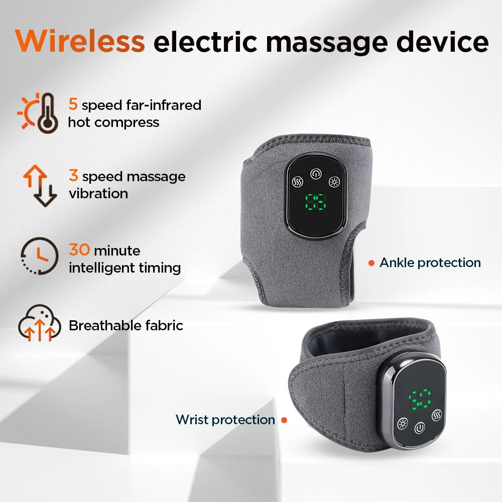 Hailicare Heated Ankle Brace Massager