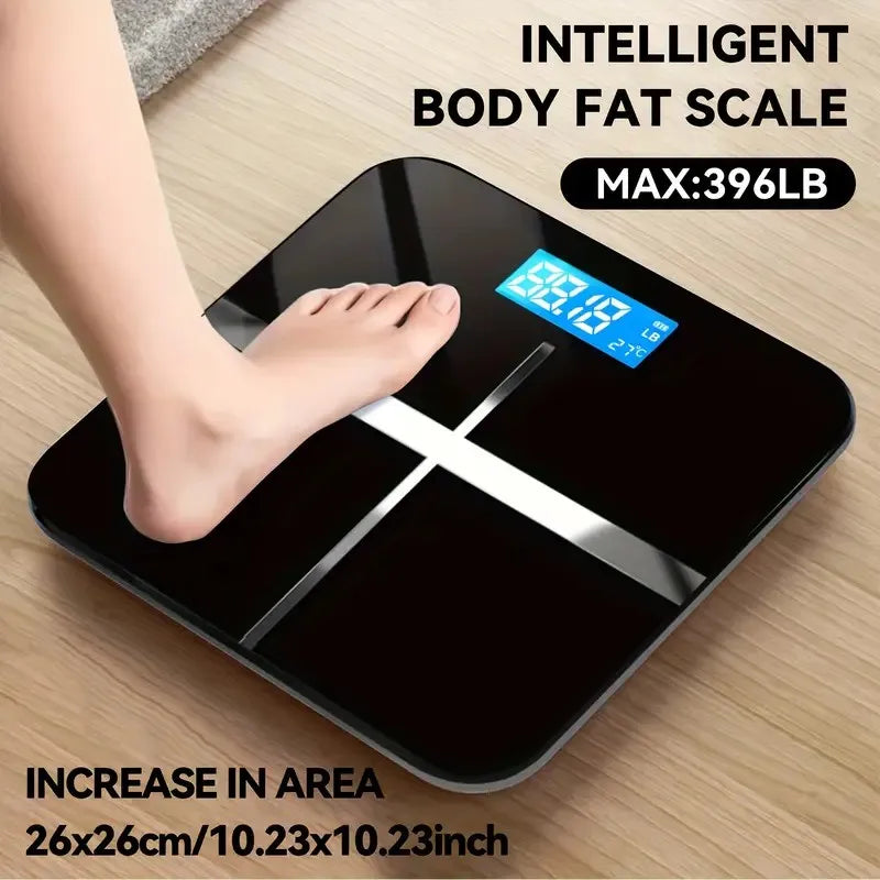 Digital Body Weight Scale With LCD Temperature Display